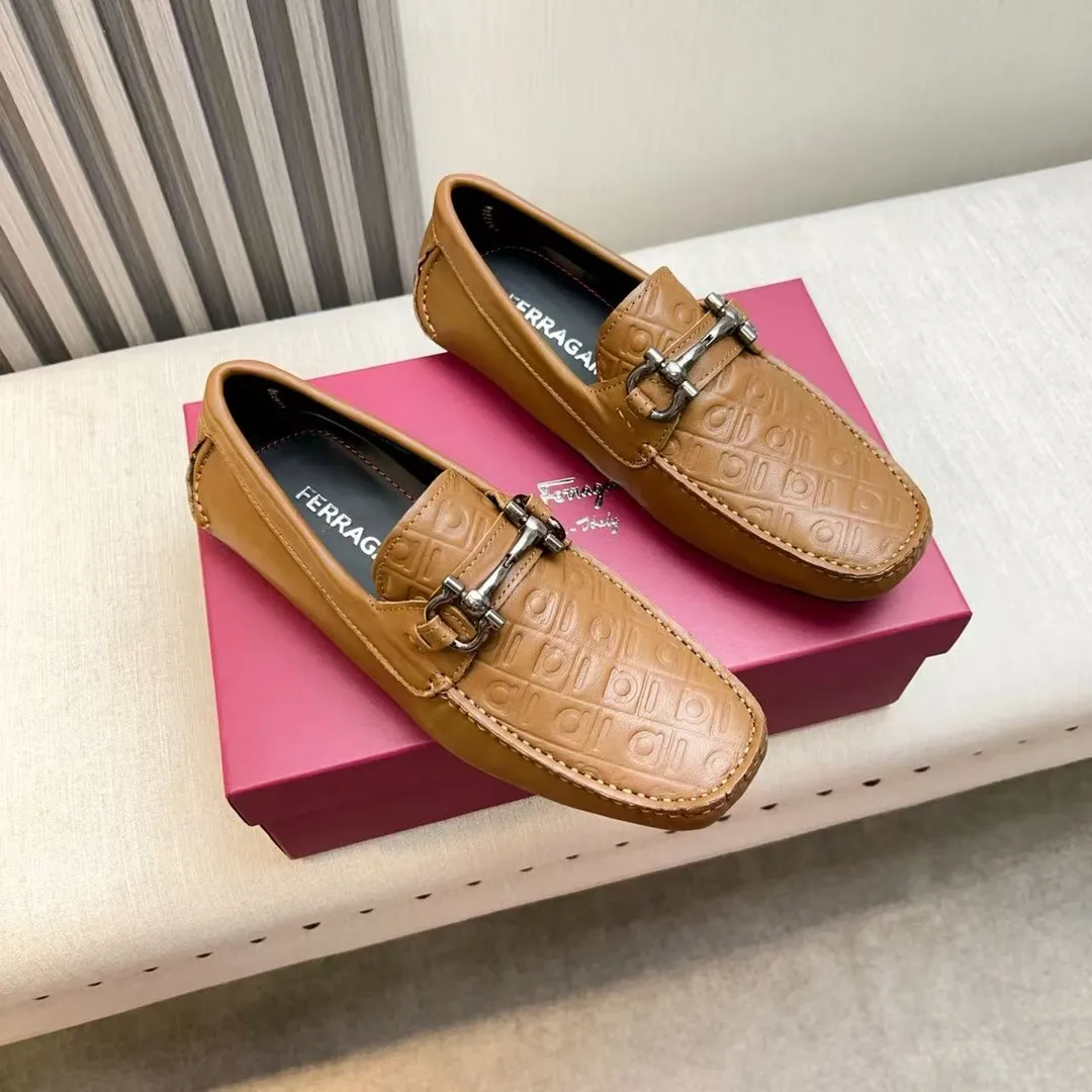 Men's men's shoes 💰620 Ferragamo new high-end quality 🔥 imported cowhide ➕ cowhide lining size 38-45